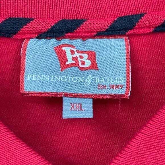 Pennington & Bailes Remain True Classic Polo Uniform School Shirt Red Women XXL - Picture 4 of 8